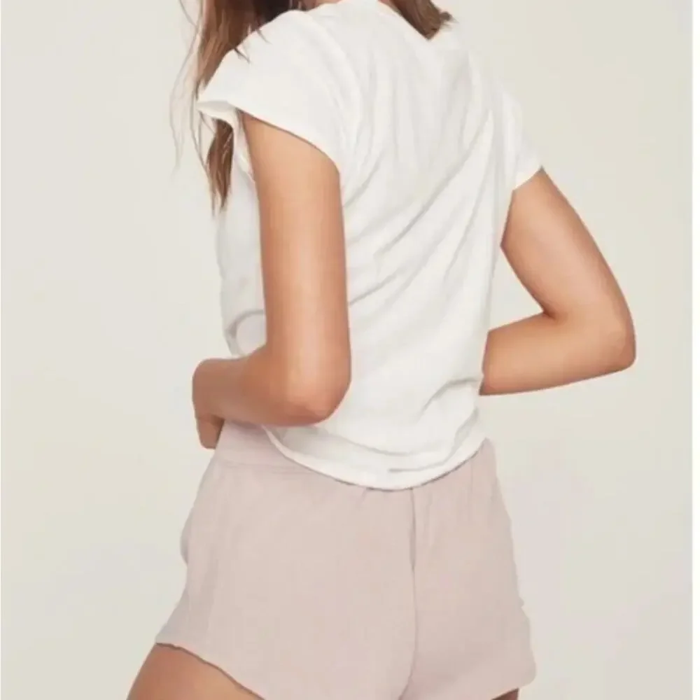Spiritual Gangster Pink High Waist Shorts